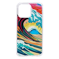 Ai Generated Waves Ocean Sea Tsunami Nautical Blue Sea (2) Iphone 14 Pro Max Tpu Uv Print Case by Cowasu