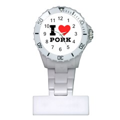 I Love Pork  Plastic Nurses Watch by ilovewhateva