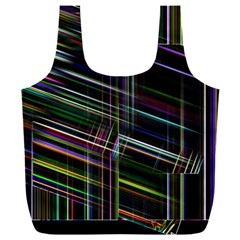 False Prismatic Black Background Full Print Recycle Bag (xxxl) by Bangk1t