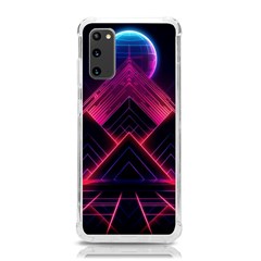 Synthwave City Retrowave Wave Samsung Galaxy S20 6 2 Inch Tpu Uv Case