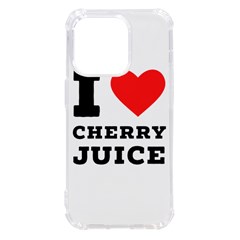 I Love Cherry Juice Iphone 14 Pro Tpu Uv Print Case by ilovewhateva