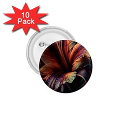 Flower Orange Lilly 1 75  Buttons (10 Pack)