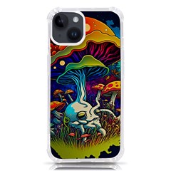 Mushrooms Fungi Psychedelic Iphone 14 Tpu Uv Print Case
