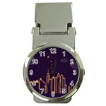 Skyscraper-town-urban-towers Money Clip Watches Front