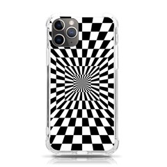 Optical Illusion Chessboard Tunnel Iphone 11 Pro 5 8 Inch Tpu Uv Print Case