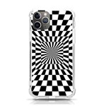 Optical Illusion Chessboard Tunnel iPhone 11 Pro 5.8 Inch TPU UV Print Case Front