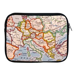 Map Europe Globe Countries States Apple Ipad 2/3/4 Zipper Cases by Ndabl3x