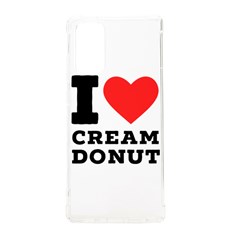 I Love Cream Donut  Samsung Galaxy Note 20 Tpu Uv Case by ilovewhateva