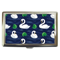 Swan Pattern Elegant Design Cigarette Money Case