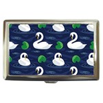 Swan Pattern Elegant Design Cigarette Money Case Front