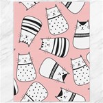 Cute Cats Cartoon Seamless-pattern Canvas 36  x 48  35.26 x46.15  Canvas - 1