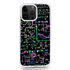 Math-linear-mathematics-education-circle-background Iphone 14 Pro Max Tpu Uv Print Case