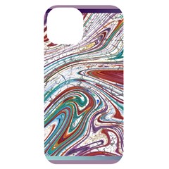 Abstract Background Ornamental Iphone 14 Black Uv Print Case by Vaneshop