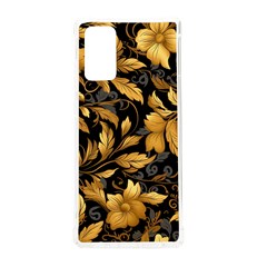 Flower Gold Floral Samsung Galaxy Note 20 Tpu Uv Case by Vaneshop