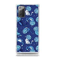 Cat Spacesuit Space Suit Astronaut Pattern Samsung Galaxy Note 20 Tpu Uv Case