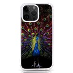 Peacock Feathers iPhone 14 Pro Max TPU UV Print Case Front