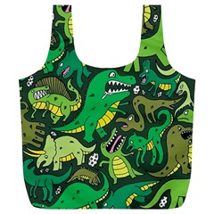 Dino Kawaii Full Print Recycle Bag (xl)