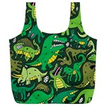 Dino Kawaii Full Print Recycle Bag (XL) Front