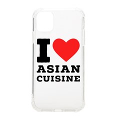 I Love Asian Cuisine Iphone 11 Tpu Uv Print Case by ilovewhateva