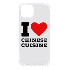 I Love Chinese Cuisine Iphone 13 Tpu Uv Print Case by ilovewhateva