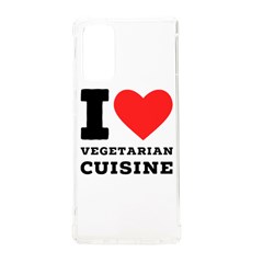 I Love Vegetarian Cuisine  Samsung Galaxy Note 20 Tpu Uv Case by ilovewhateva