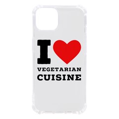 I Love Vegetarian Cuisine  Iphone 13 Tpu Uv Print Case by ilovewhateva