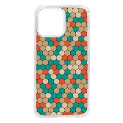 Multicolored Honeycomb Colorful Abstract Geometry Iphone 14 Pro Max Tpu Uv Print Case
