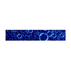 Blue Bubbles Abstract Premium Plush Fleece Scarf (mini)