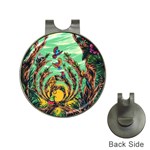 Monkey Tiger Bird Parrot Forest Jungle Style Hat Clips with Golf Markers Front