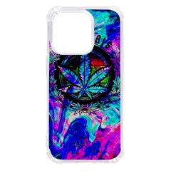 Cannabis Psychedelic Iphone 14 Pro Tpu Uv Print Case