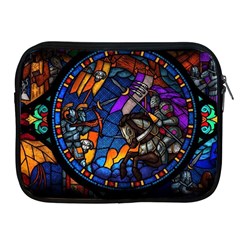 The Game Monster Stained Glass Apple Ipad 2/3/4 Zipper Cases by Cowasu