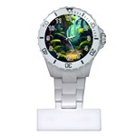 Rainforest Jungle Cartoon Animation Background Plastic Nurses Watch Front