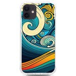 Waves Wave Ocean Sea Abstract Whimsical Abstract Art iPhone 12/12 Pro TPU UV Print Case Front