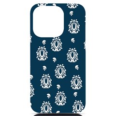 Pattern Baroque Art Drawing Iphone 14 Pro Black Uv Print Case