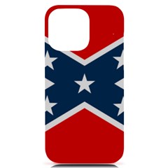 Rebel Flag  Iphone 14 Pro Max Black Uv Print Case