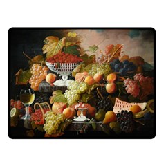 Abundance Of Fruit Severin Roesen Fleece Blanket (small)