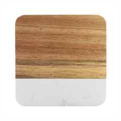 Oranges Background Texture Pattern Marble Wood Coaster (square)