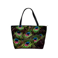 Peacock Feathers Color Plumage Classic Shoulder Handbag by Celenk