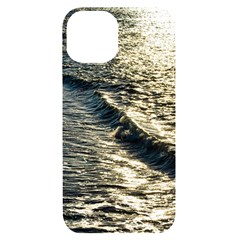 Wave Water Surface Sea Ocean Liquid Iphone 14 Black Uv Print Case by Vaneshop