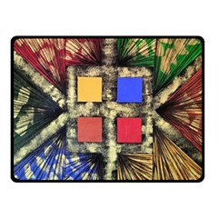 Acrylic Painting  Fleece Blanket (small)