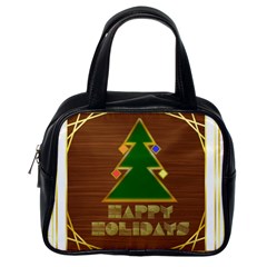 Art Deco Holiday Card Classic Handbag (one Side) by Amaryn4rt