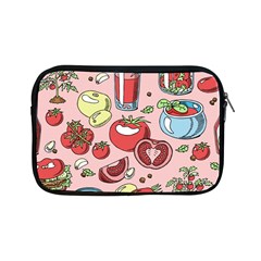 Tomato-seamless-pattern-juicy-tomatoes-food-sauce-ketchup-soup-paste-with-fresh-red-vegetables Apple Ipad Mini Zipper Cases by uniart180623