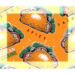 Seamless-pattern-with-taco Deluxe Canvas 14  x 11  (Stretched) 14  x 11  x 1.5  Stretched Canvas
