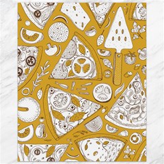 Vector-seamless-pizza-slice-pattern-hand-drawn-pizza-illustration-great-pizzeria-menu-background - Canvas 16  X 20 