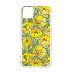 Seamless-pattern-with-graphic-spring-flowers Iphone 11 Pro Max 6 5 Inch Tpu Uv Print Case