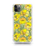 Seamless-pattern-with-graphic-spring-flowers iPhone 11 Pro Max 6.5 Inch TPU UV Print Case Front