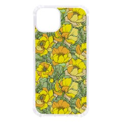 Seamless-pattern-with-graphic-spring-flowers Iphone 13 Tpu Uv Print Case by uniart180623