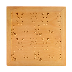 Cute-cartoon-boho-animals-seamless-pattern Wood Photo Frame Cube