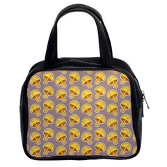 Yellow-mushroom-pattern Classic Handbag (two Sides) by uniart180623