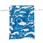 Storm-waves-seamless-pattern-raging-ocean-water-sea-wave-vintage-japanese-storms-print-illustration- Lightweight Drawstring Pouch (XL) Back